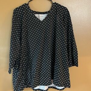 Women’s polka dot long sleeve